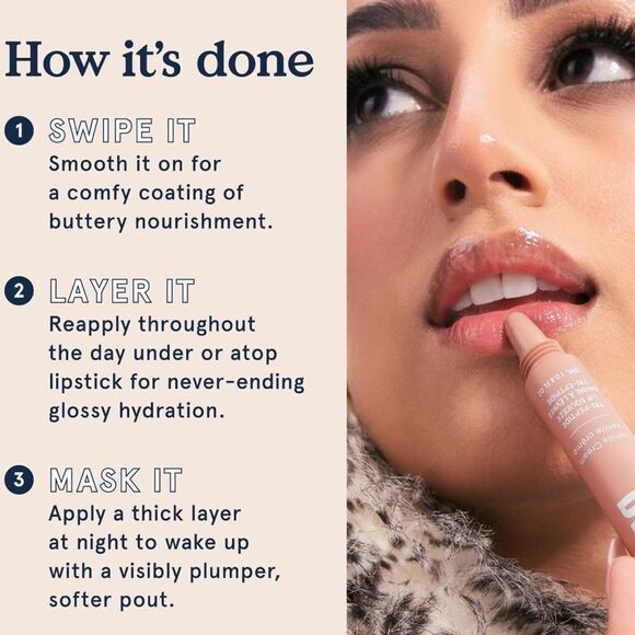 🌻 BLUME TRI PEPTIDE VANILLA CREAM LIP SQUEEZE NEW FULLSZ - Picture 7 of 8